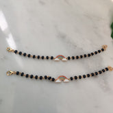 Rainbow Nazariya 4.030 Grams a Pair, 18KT Gold